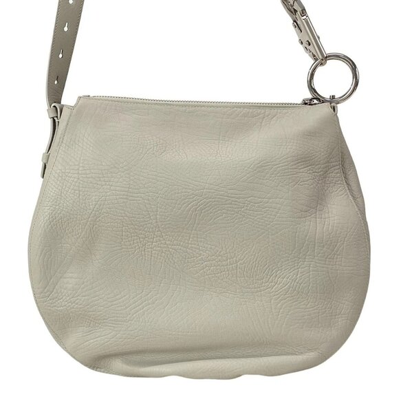 Auth Burberry - Light gray Leather Shoulder Bag - Picture 3 of 16